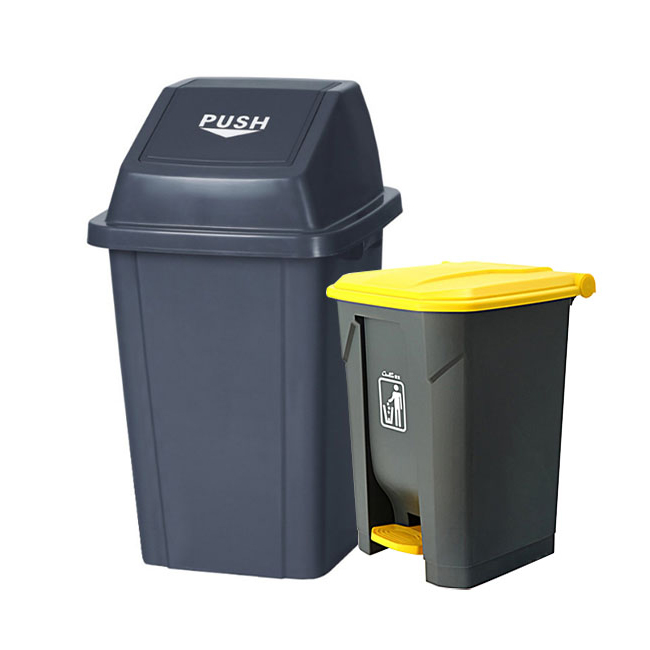 Fixed small trash can
