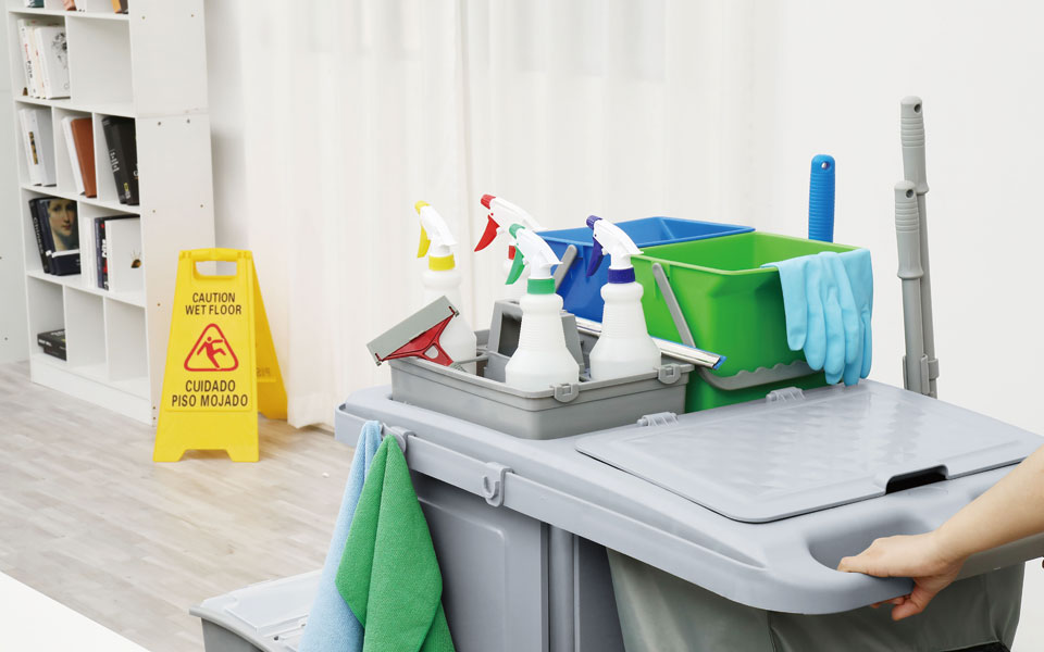 LUXURY MULTI-FUNCTION CLEANING CART