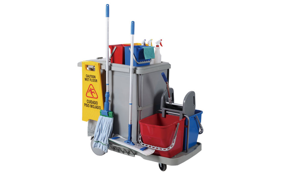 LUXURY MULTI-FUNCTION CLEANING CART